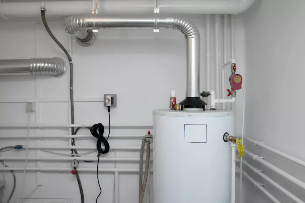 Heat Pump in Utility room