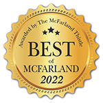 The MacFarland Thistle Best of McFarland 2022 Award