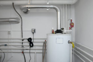 Boiler in basement of a Wisconsin home.